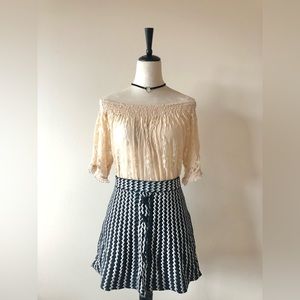 Candies A-line Knitting Skirt, Size M